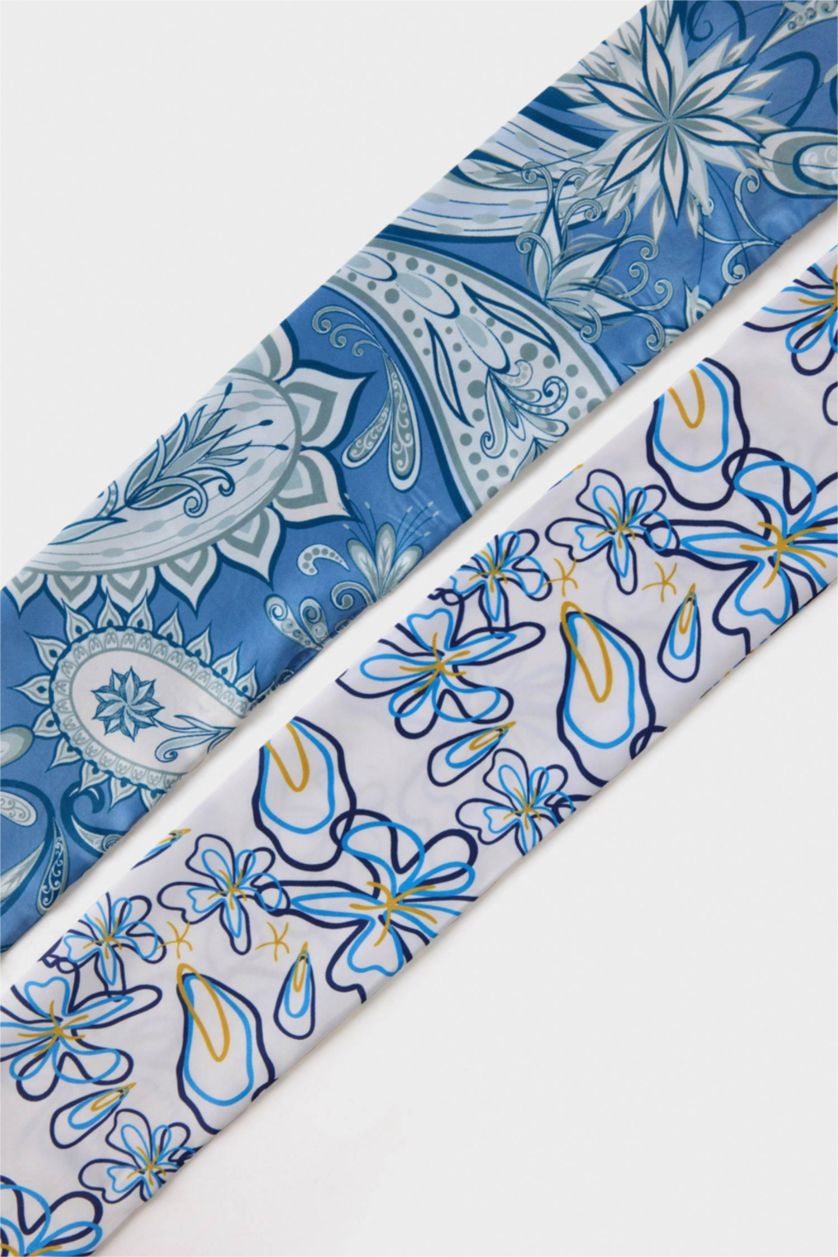 Kadın Karma Kadın Desenli 2'li Fular