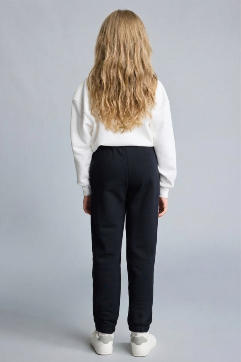 Kız Çocuk - Genç Kız Siyah Jogger Eşofman Altı Kız Çocuk