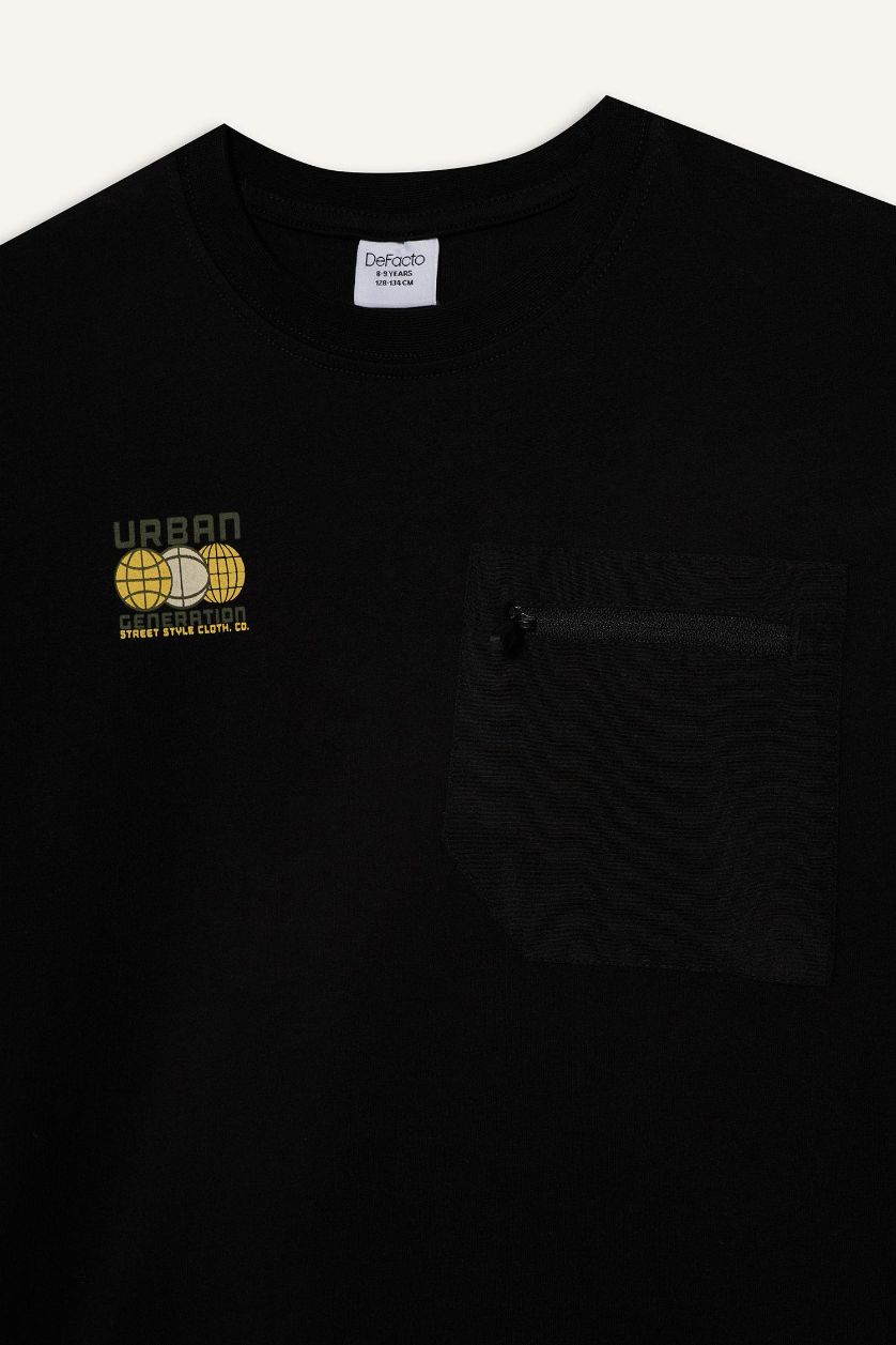 أولادي أسود طقم اولادي قصة عادية - قطعتين