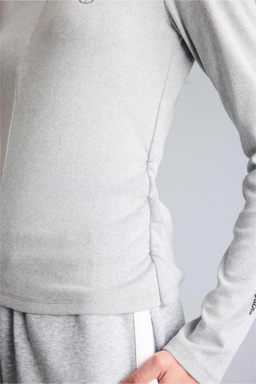 حريمي ميلانج رمادي NBA New York Knicks Short Sleeves T-Shirt