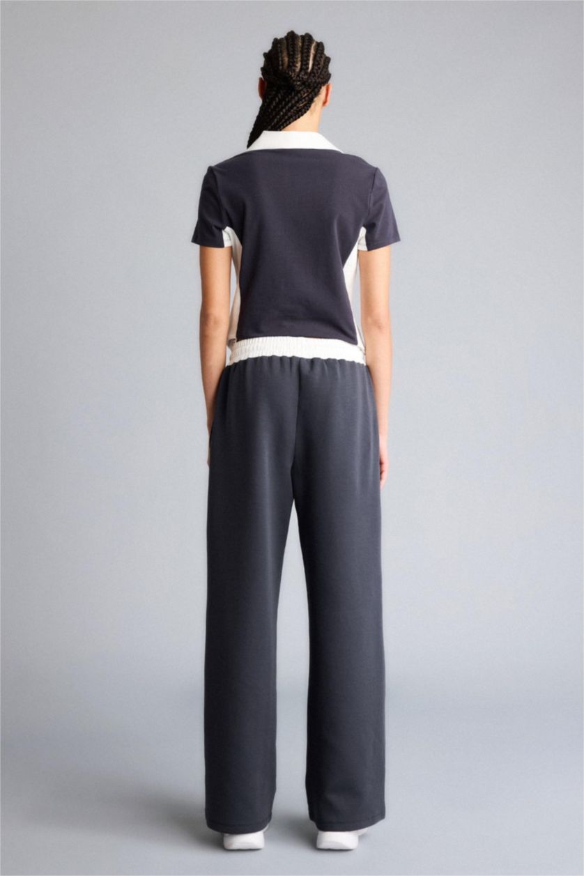 WOMAN Anthracite Straight Fit NBA Miami Heat with Pockets Trousers