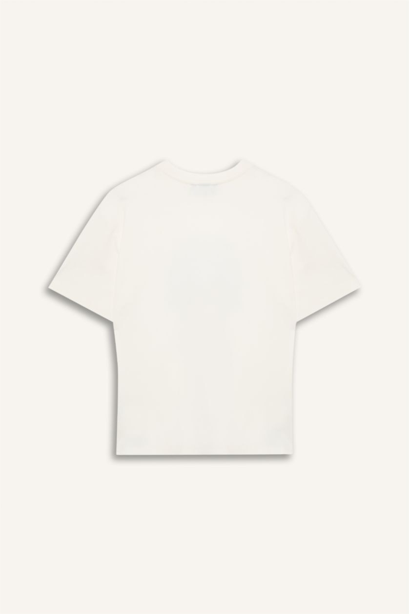 Женщины Бежевый Футболка NBA Wordmark Relax Fit с коротким рукавом