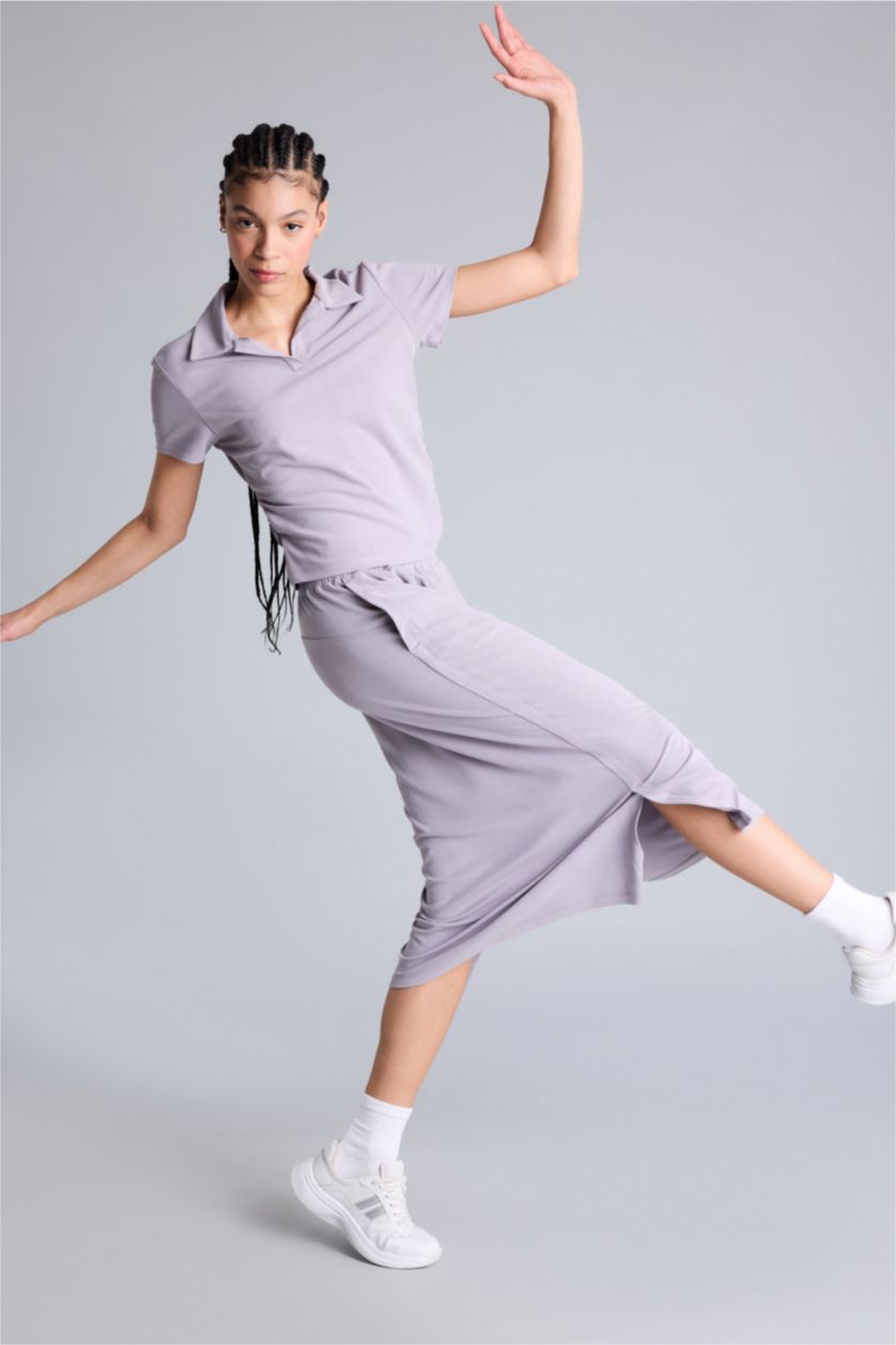 Женщины Бордовый Юбка из модала Standard Fit