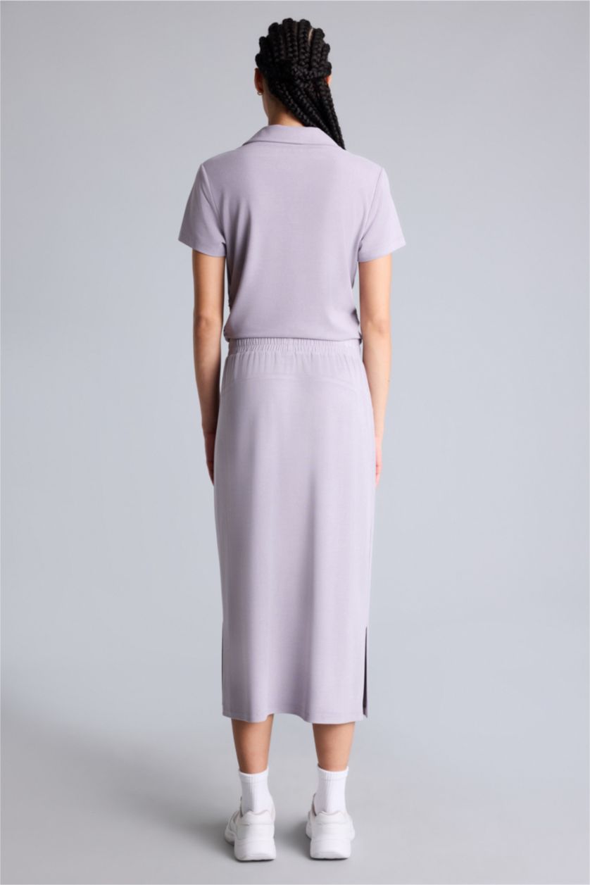 Женщины Бордовый Юбка из модала Standard Fit