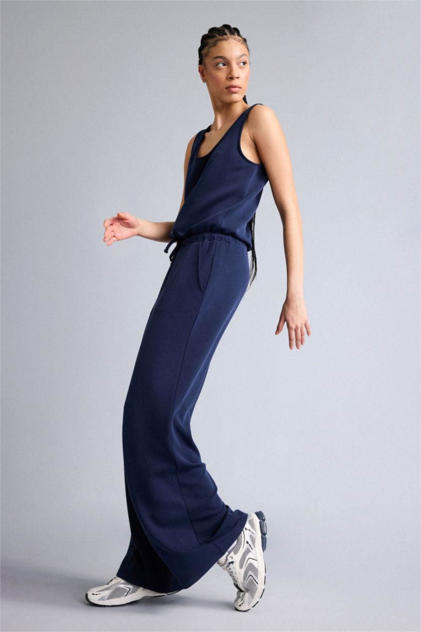 Женщины Синий Комбинезон из модала Standard Fit