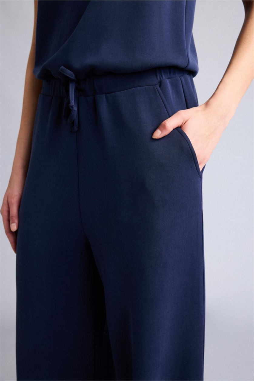 Женщины Синий Комбинезон из модала Standard Fit