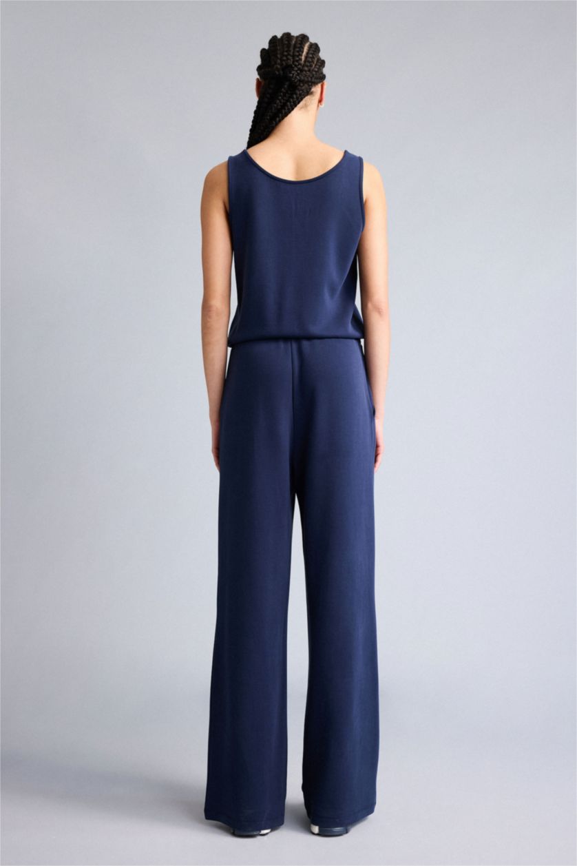 Женщины Синий Комбинезон из модала Standard Fit