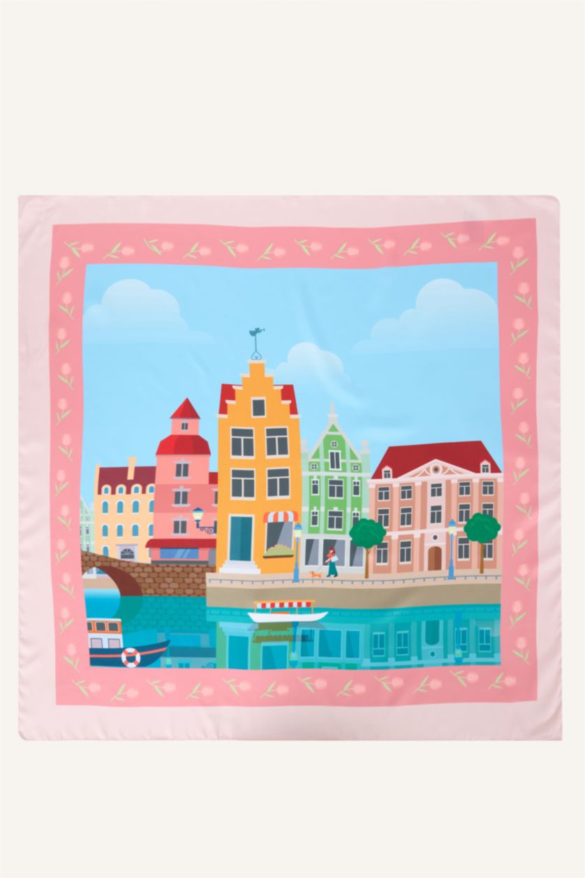 Kadın Pembe Kadın Fular