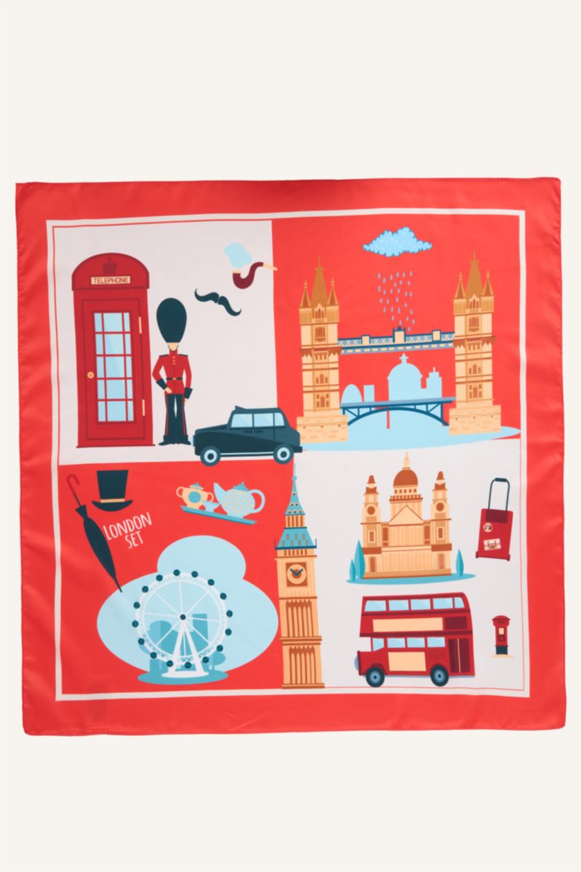 Kadın Kırmızı Kadın Fular