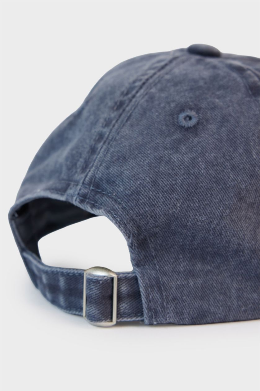 أولاد أزرق شفقة كاب ولادي جينز قطن مطرز