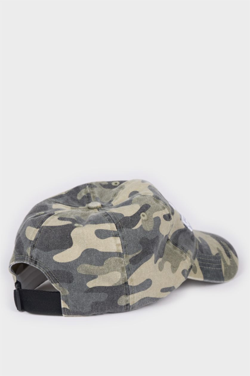 MAN Khaki Man Cotton Printed Hat