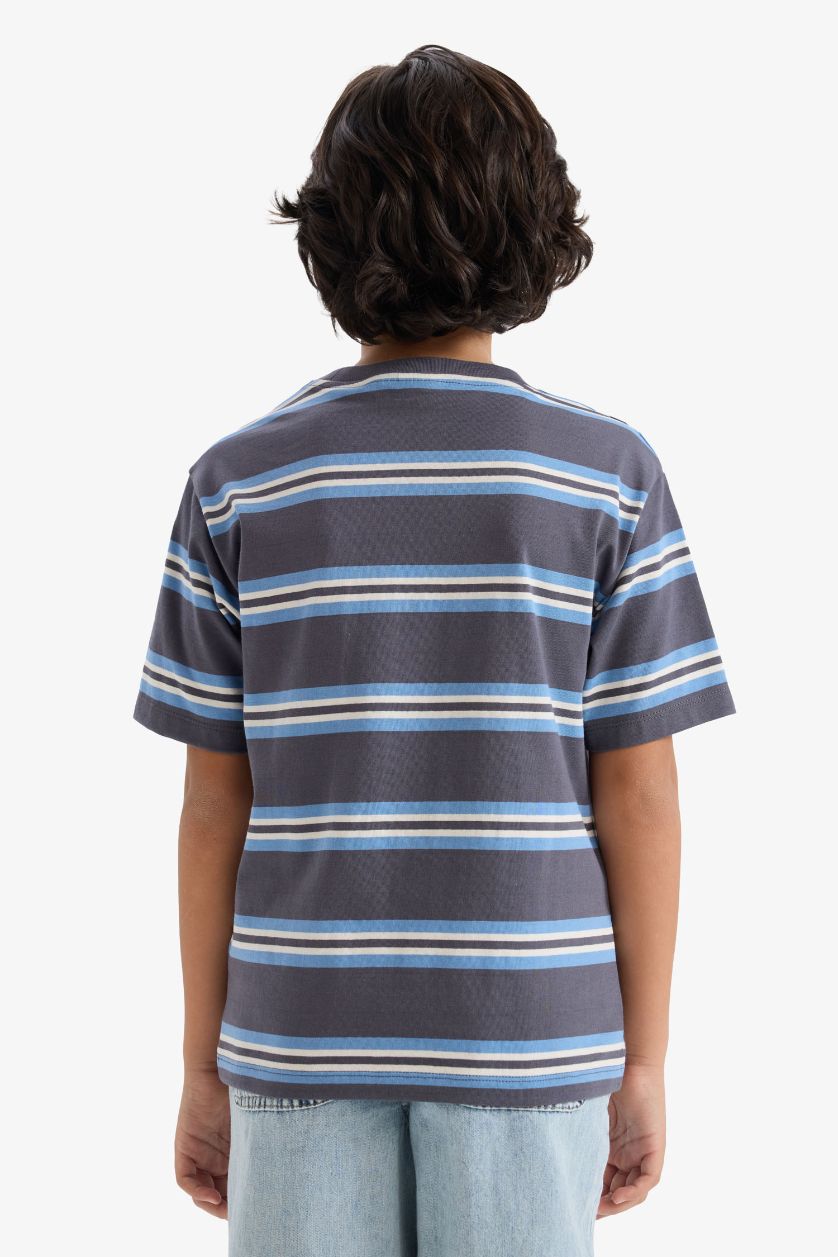 أولاد رمادي تيشيرت ولادي نص ردن قصة عادية بياخة مستديرة