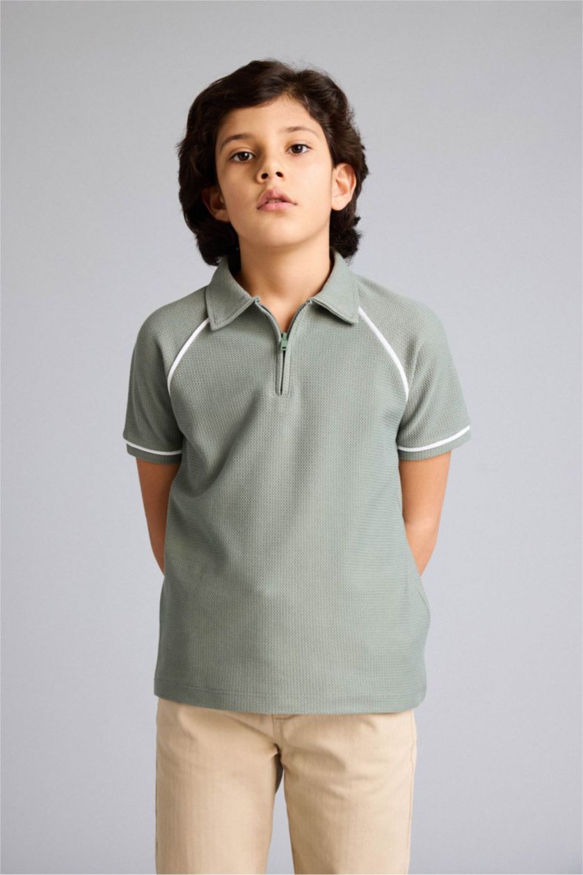 أولادي أخضر فاتح تيشيرت بولو اولادي نص كم قصة عادية