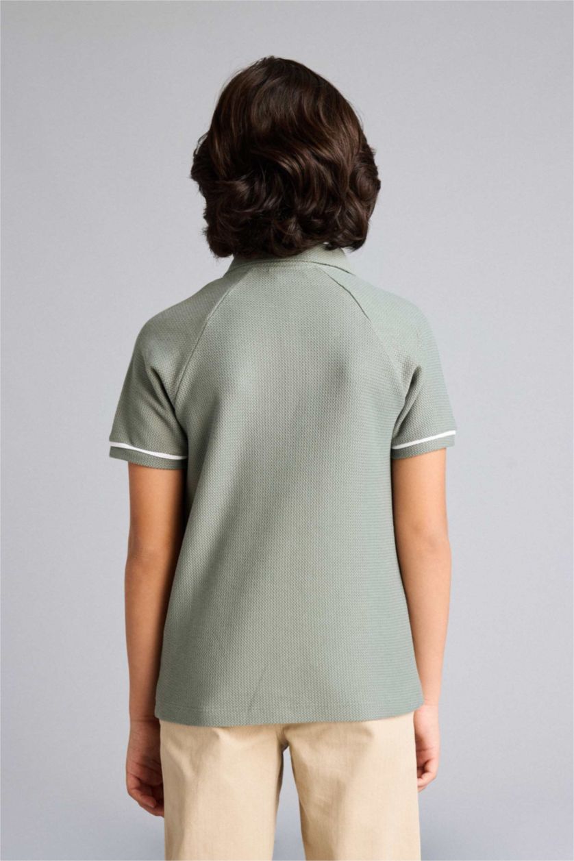 أولادي أخضر فاتح تيشيرت بولو اولادي نص كم قصة عادية