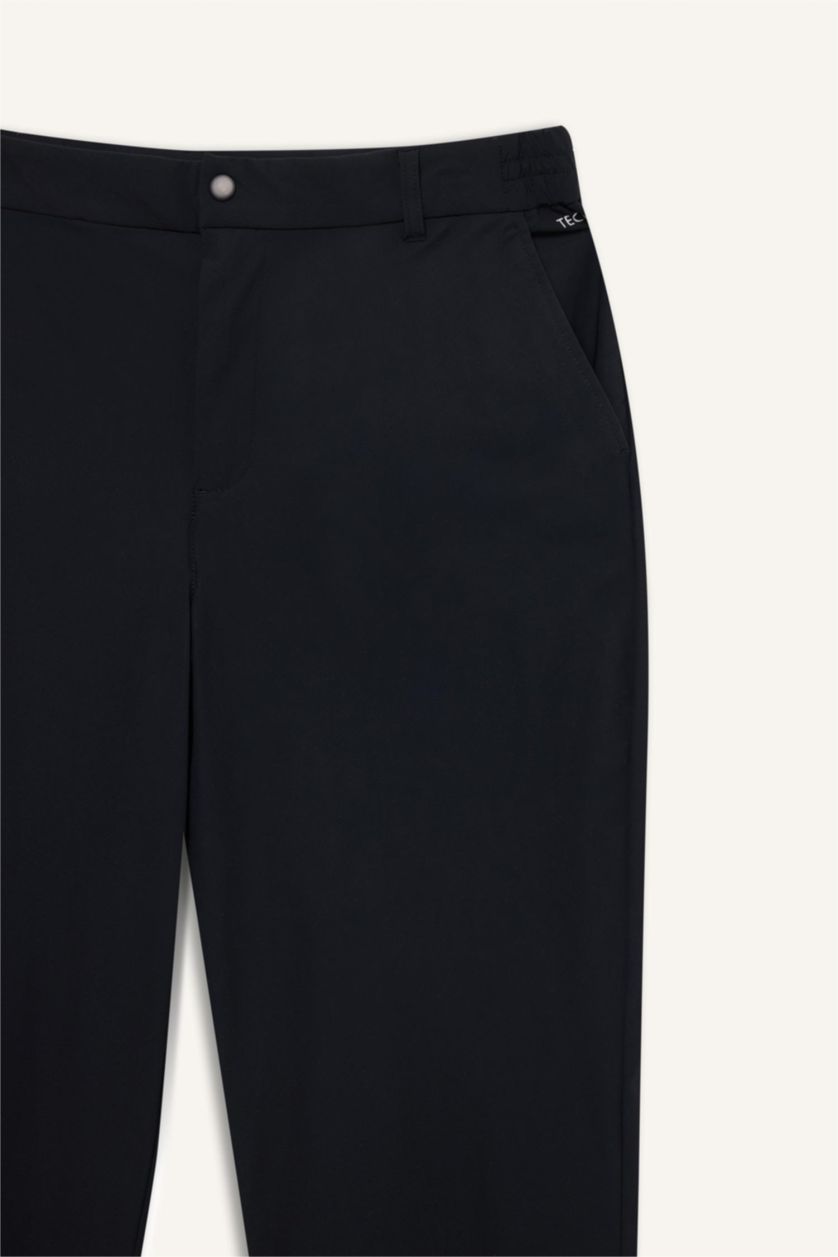 Мужчины Черный Брюки Standard Fit