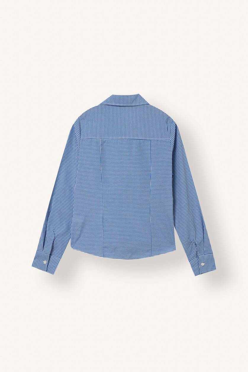 FEMME Bleu Popeline