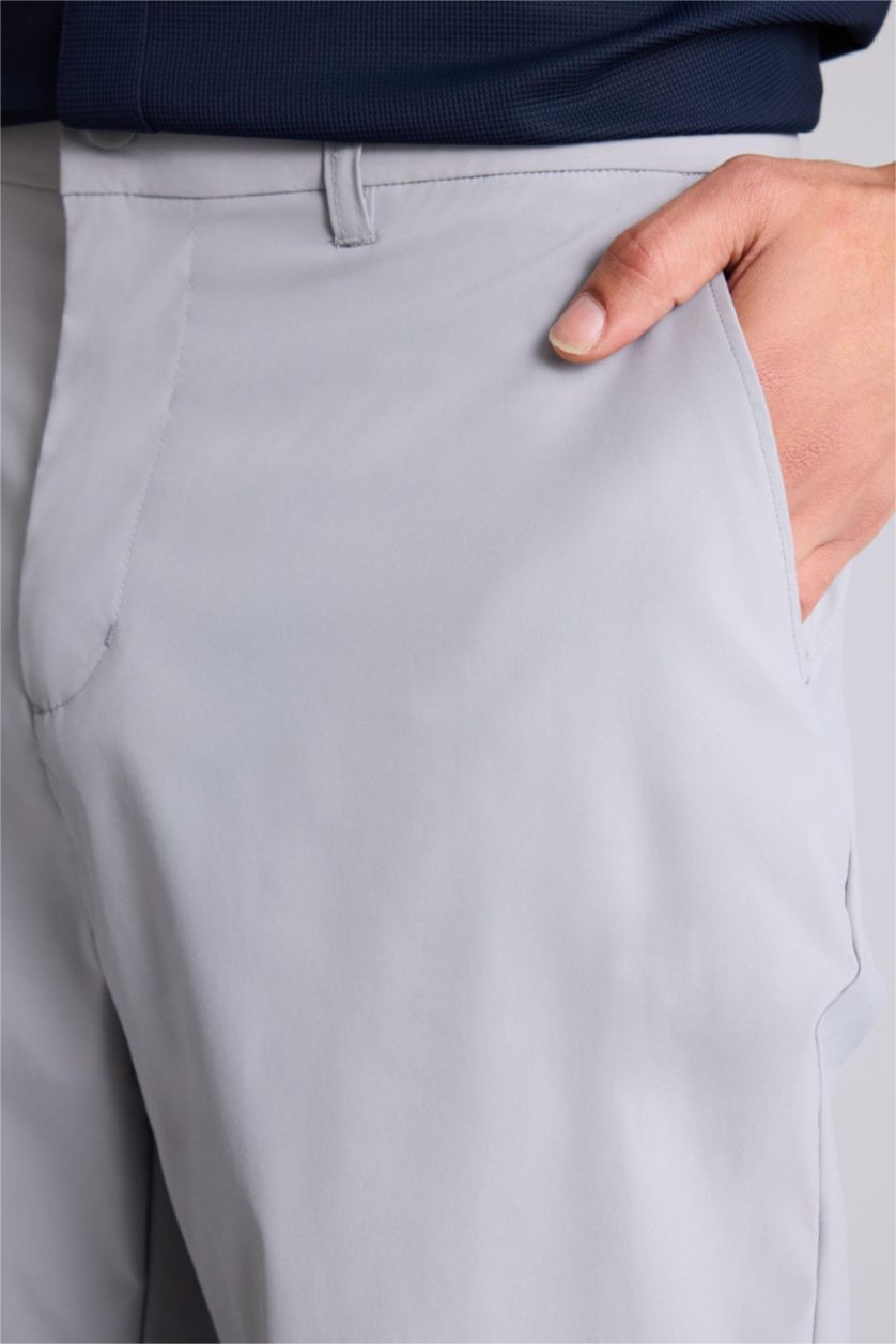 HOMME Gris Clair Pantalon Coupe standard