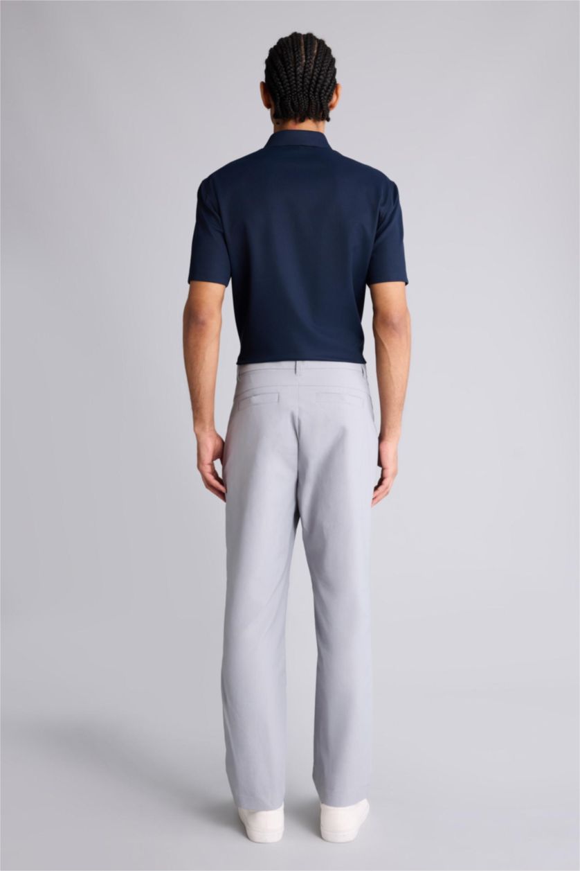 HOMME Gris Clair Pantalon Coupe standard