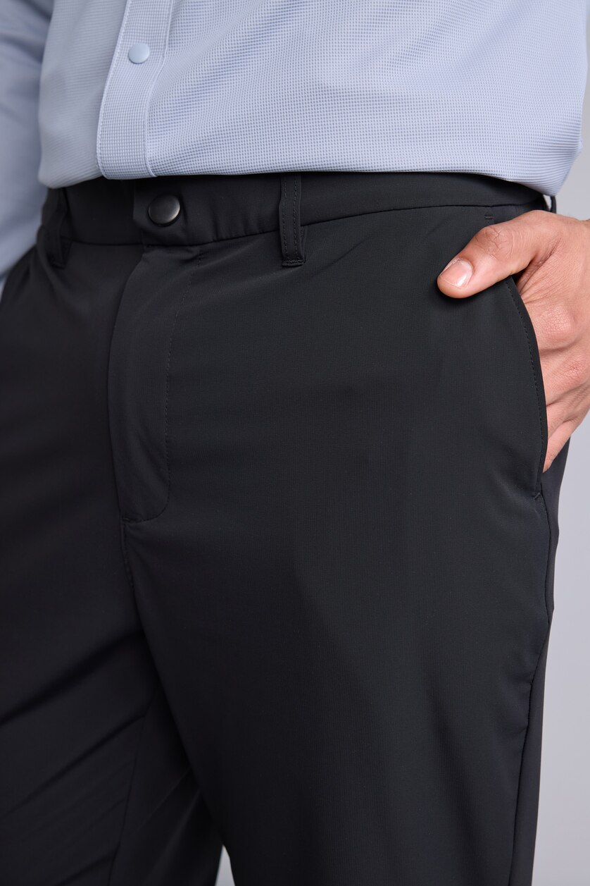 Ерлер қара Slim Fit шалбар