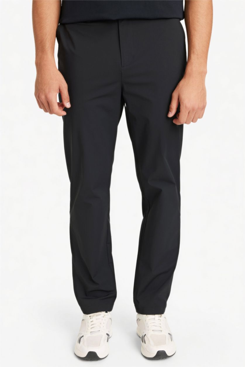 Erkek Siyah Slım Fıt Pantolon