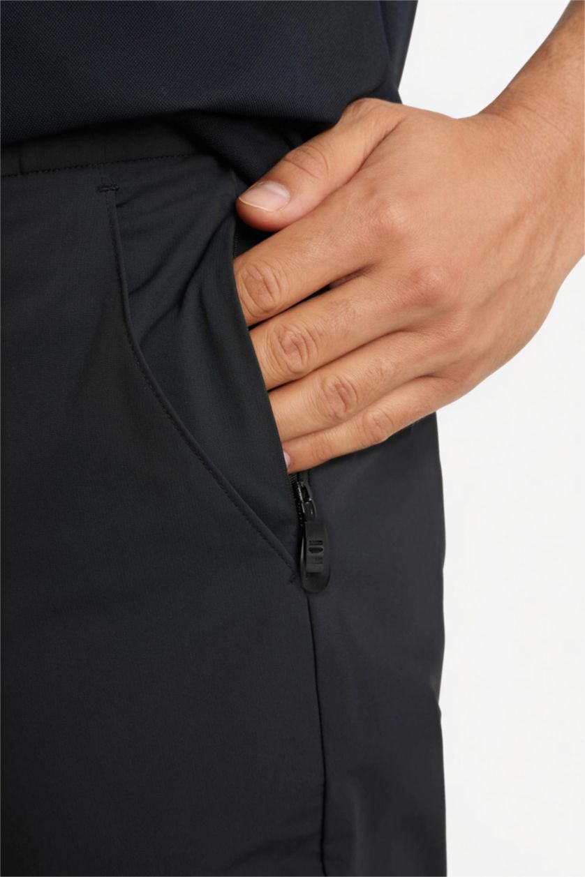 Erkek Siyah Slım Fıt Pantolon