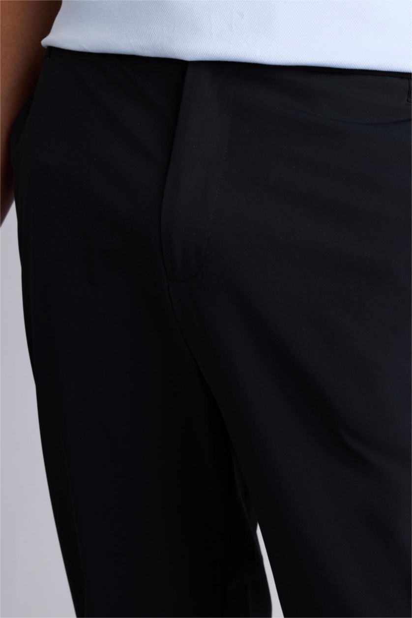 Erkek Siyah Slım Fıt Pantolon