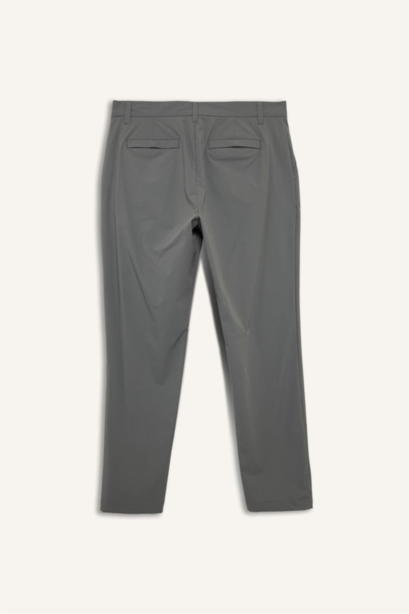 Ерлер Сұр Slim Fit шалбар