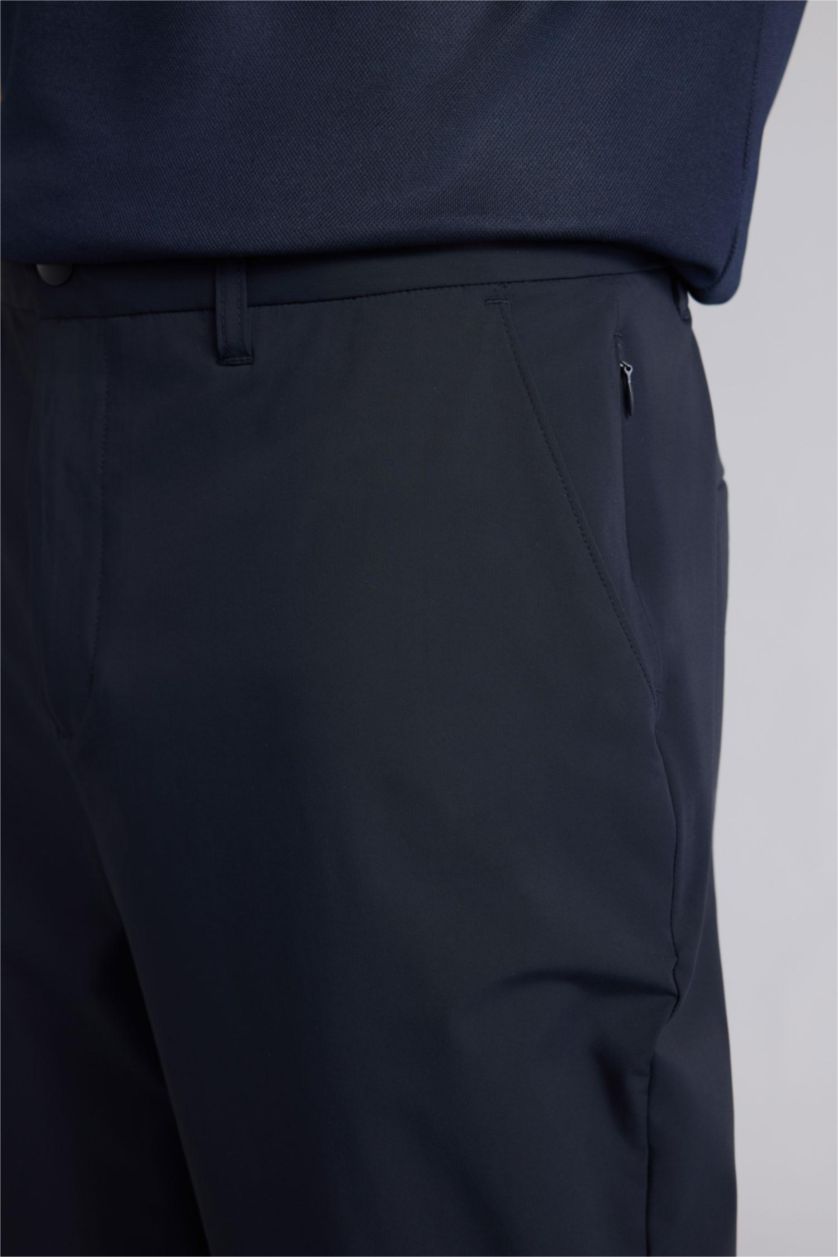 MAN NAVY Slim Fit Trousers