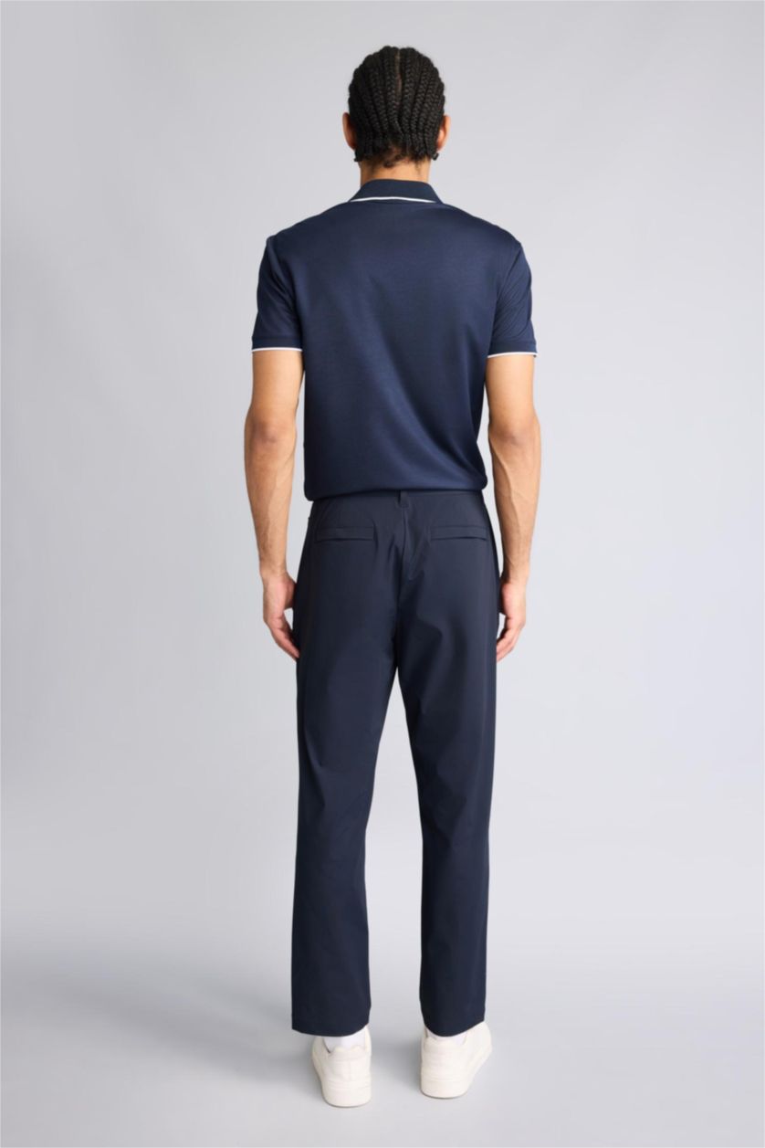 MAN NAVY Slim Fit Trousers