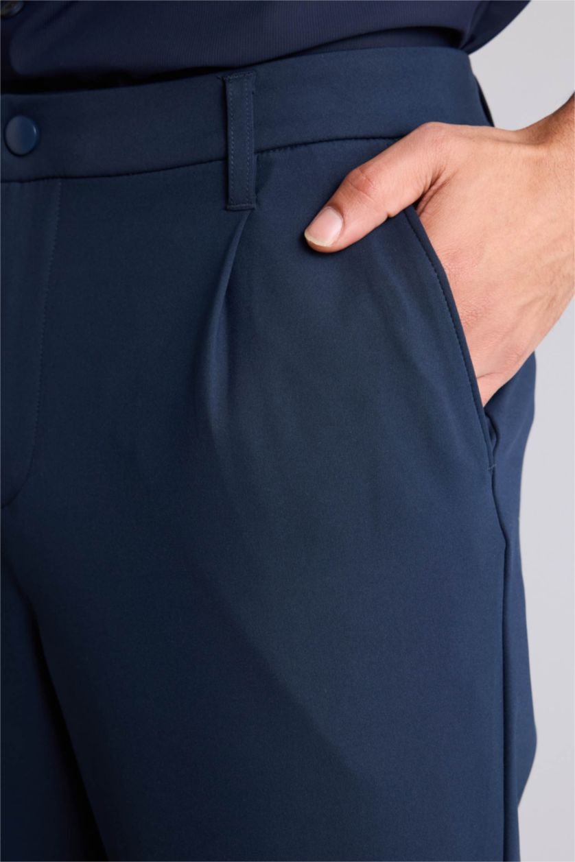 Мужчины Синий Брюки