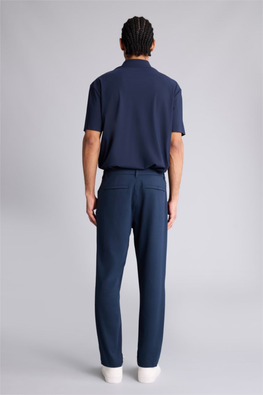 Мужчины Синий Брюки