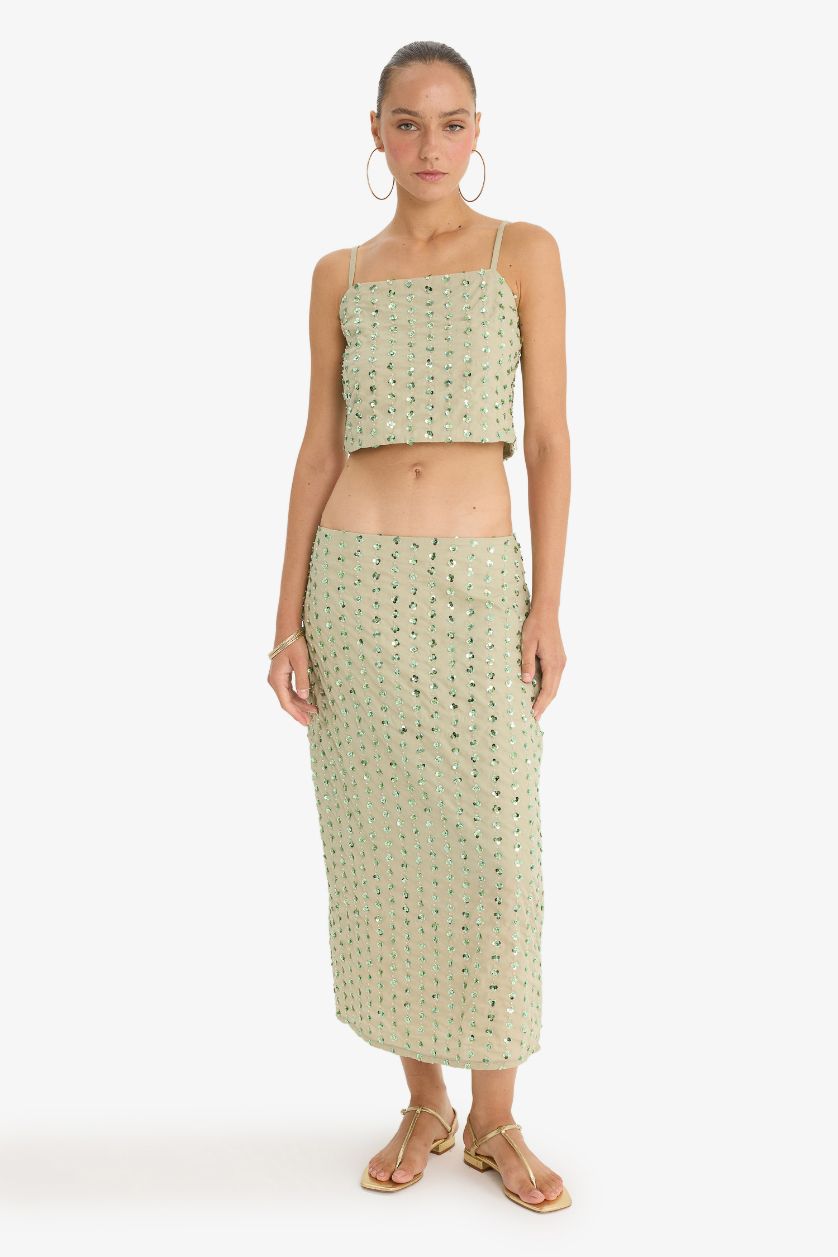 Әйелдерге Жеңіл хаки қалыпты пішім аспа баусыз Жеңсіз Блуза