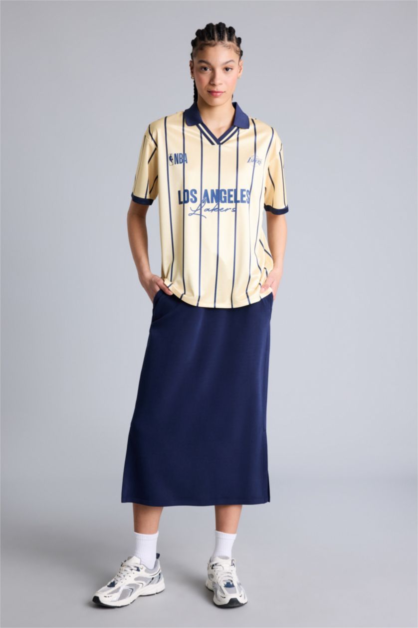 Женщины Синий Юбка из модала Standard Fit