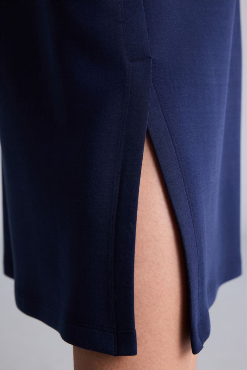 Женщины Синий Юбка из модала Standard Fit