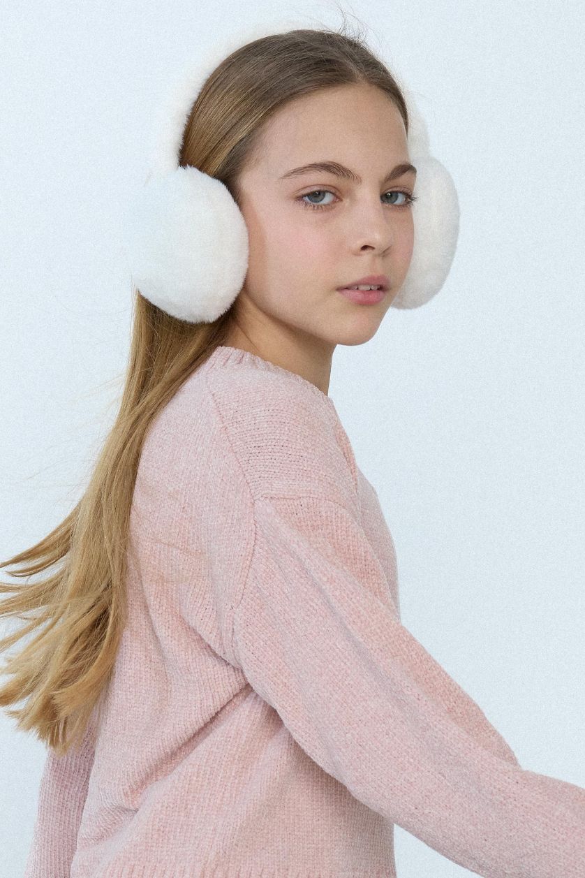 Girls & Teens Ecru Girl earmuff