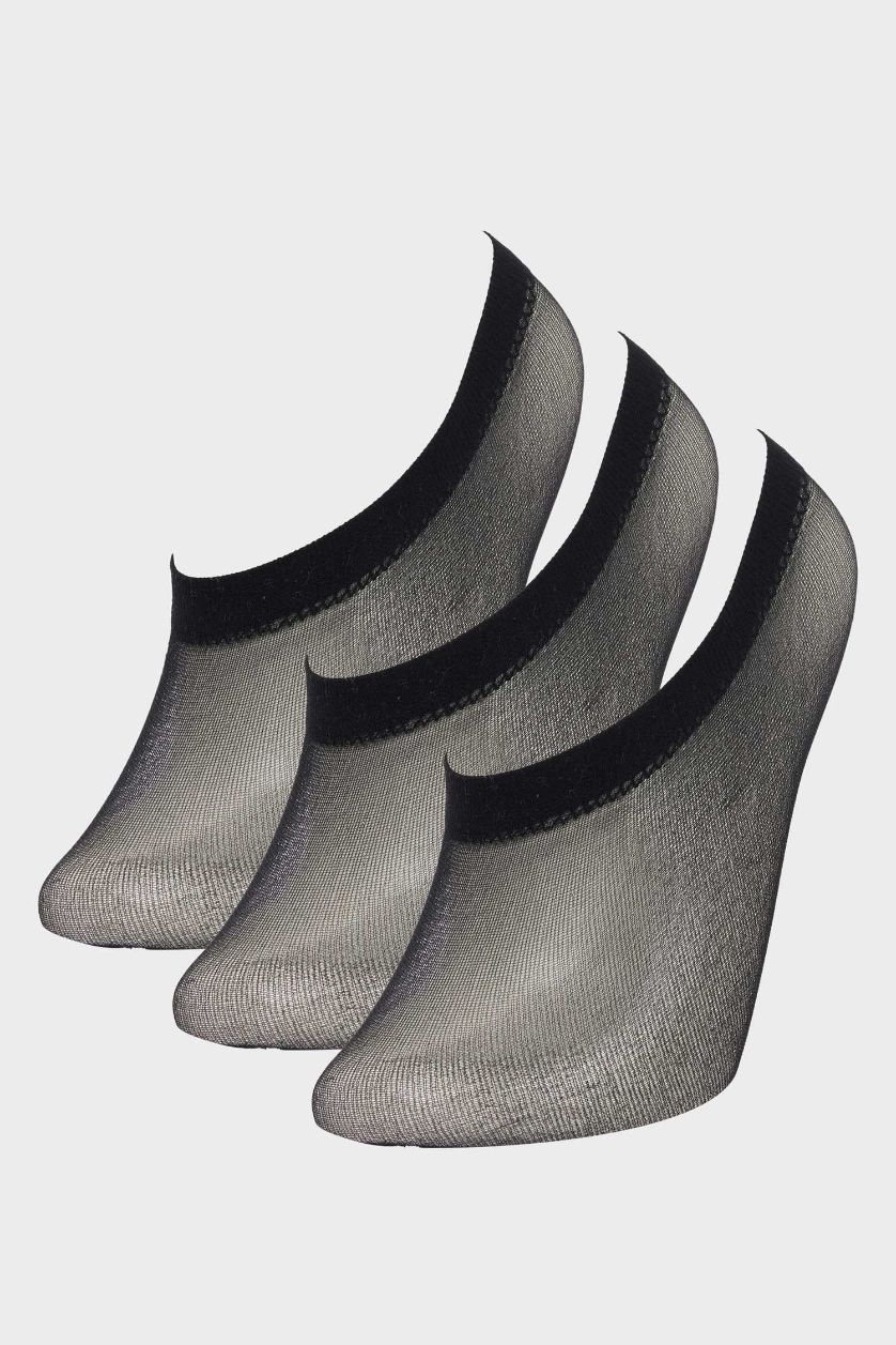 Kadın Siyah Kadın 3'lü Babet Çorap