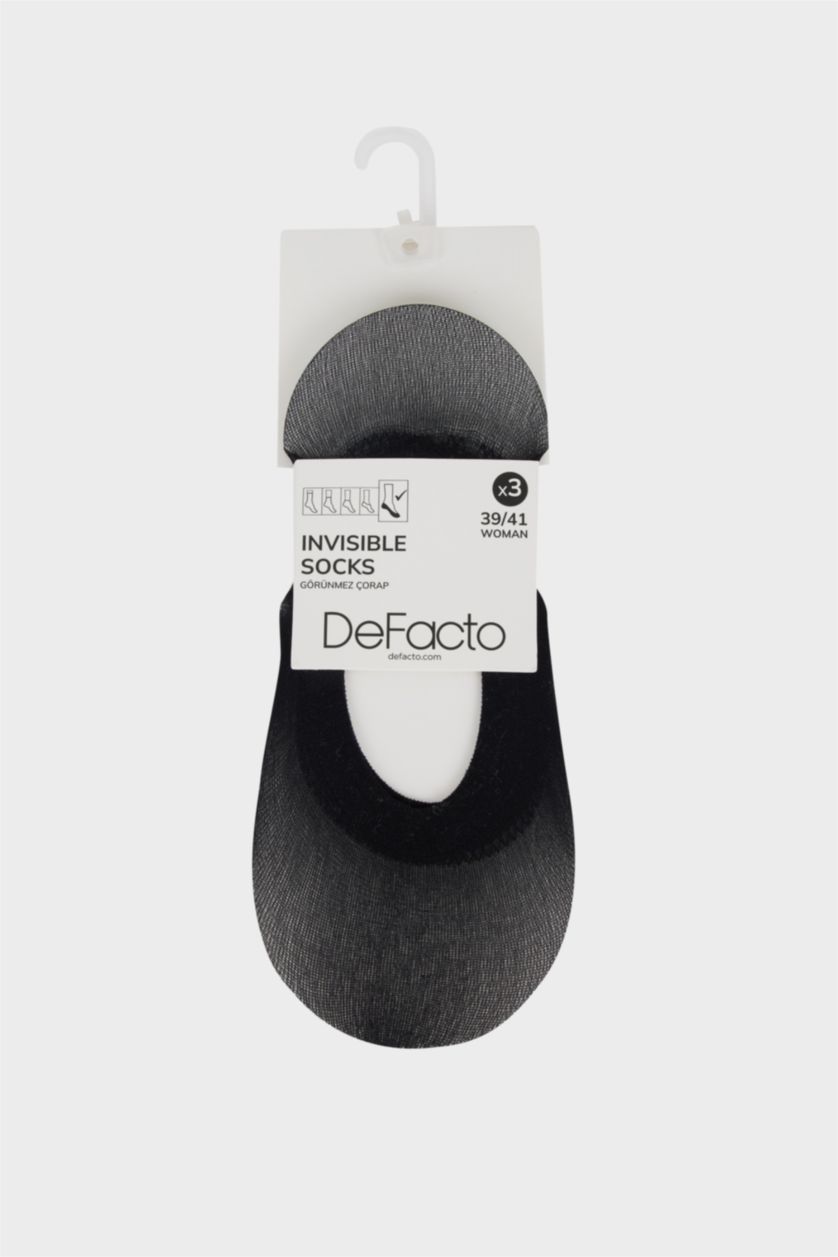 Kadın Siyah Kadın 3'lü Babet Çorap