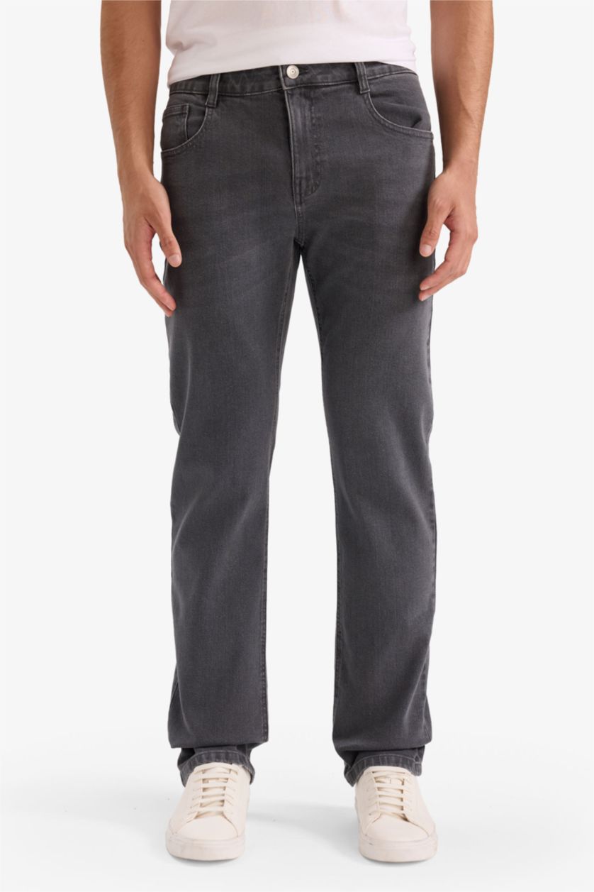 رجال رمادي بنطرون جينز سيرجيو قصة عادية وخصر عادي