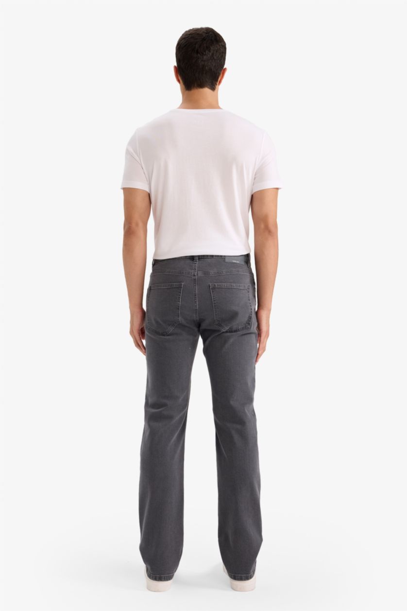 رجال رمادي بنطرون جينز سيرجيو قصة عادية وخصر عادي