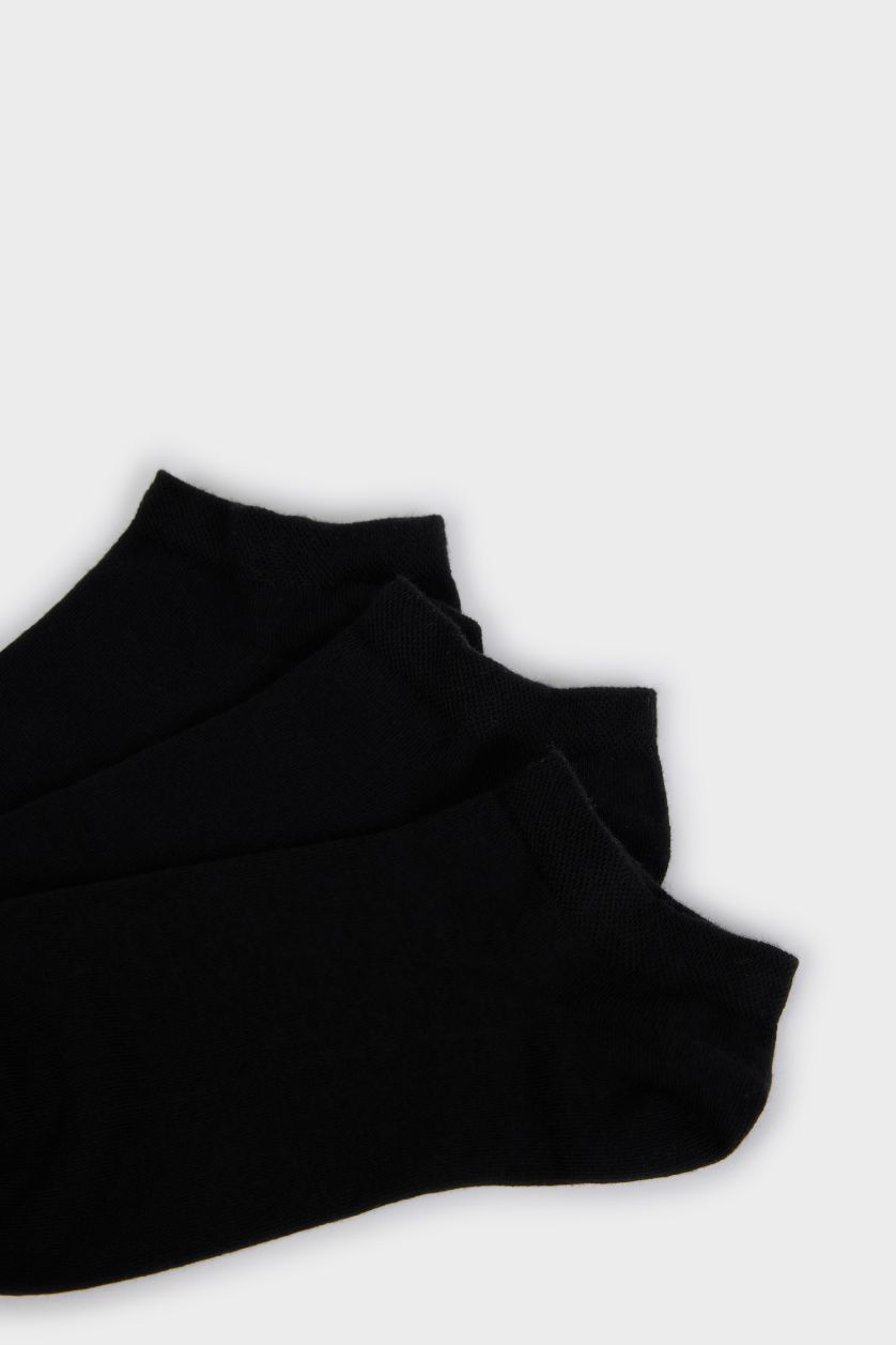 حريمي أسود شرابات حريمي قصير قطن - 3 قطع