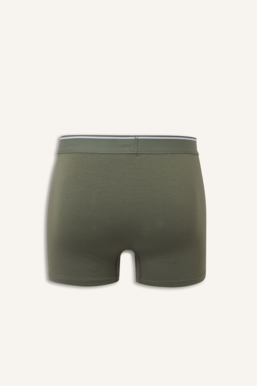 Erkek Açık Haki Regular Fıt 3'lü Boxer Set