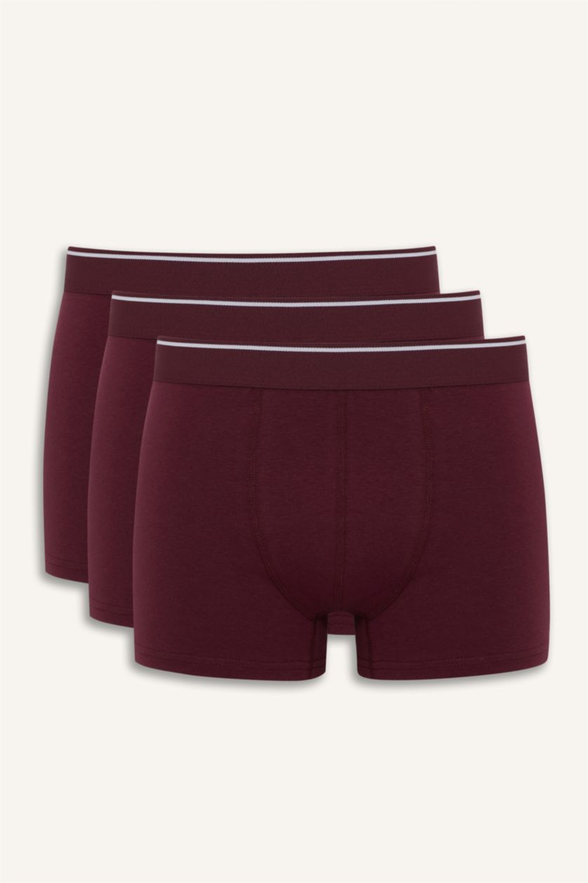 MAN Brown Regular Fit 3 Piece Boxers