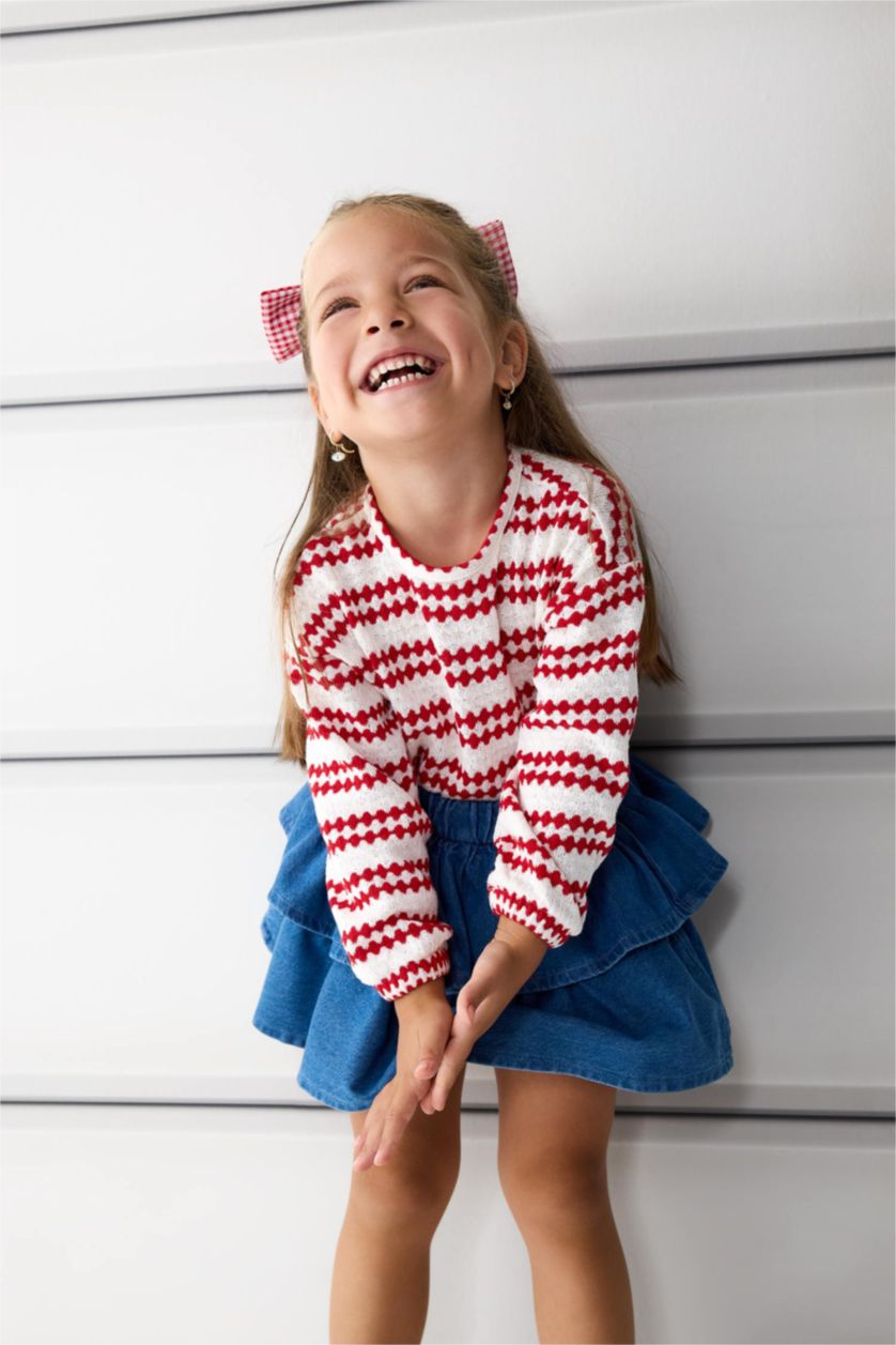 Baby Girl Ecru Baby Girl Sweatshirt