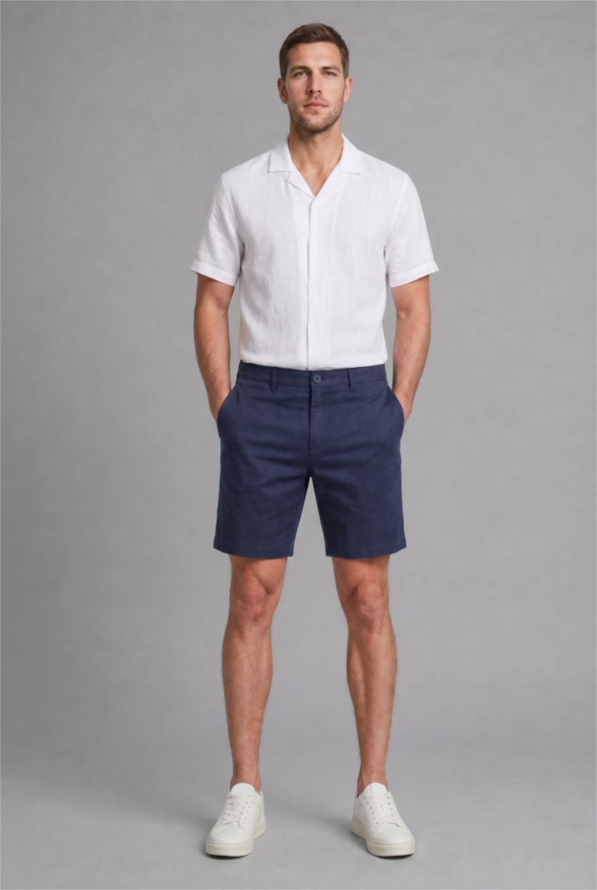 Men NAVY Regular Fit