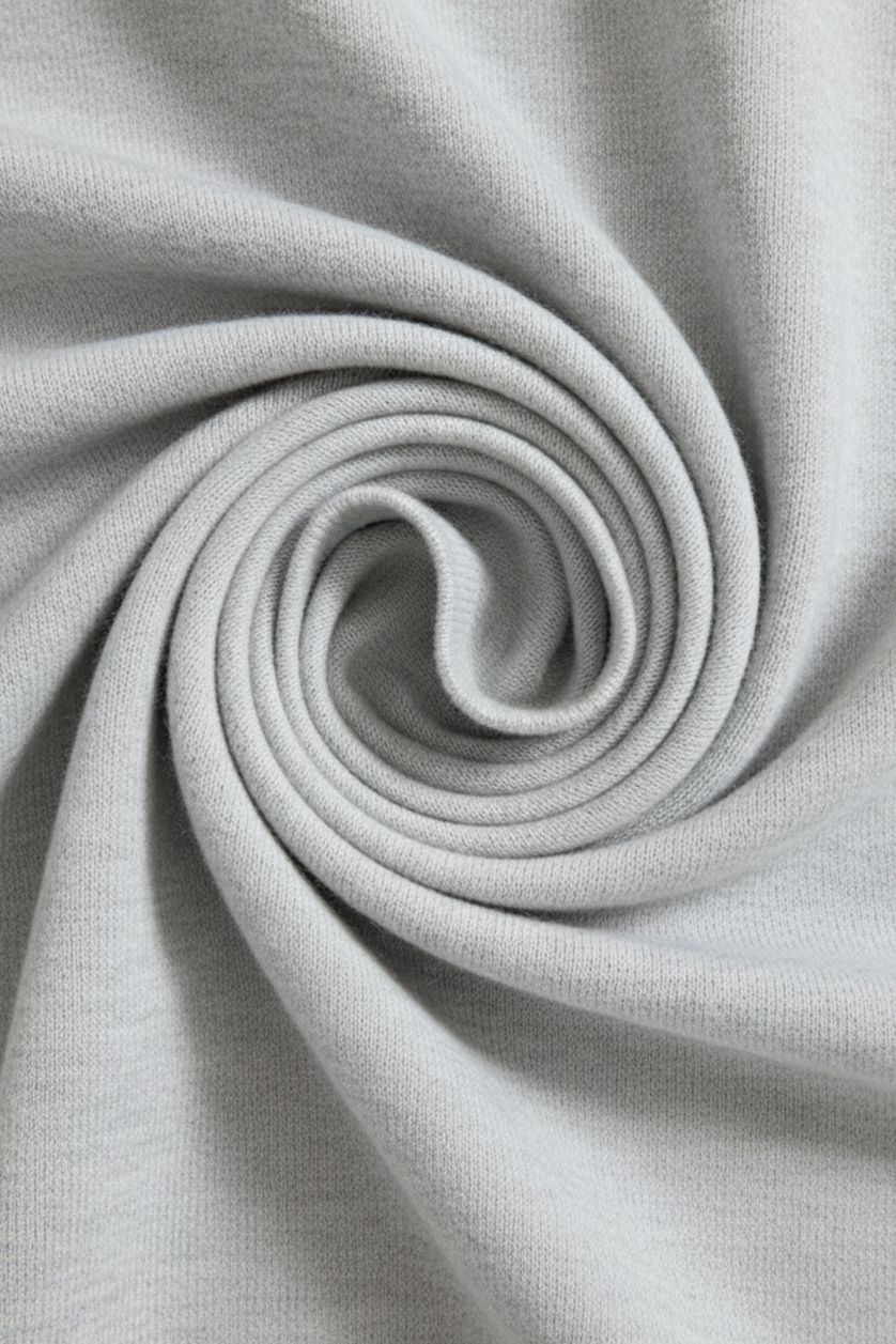 WOMAN Grey Melange Wool Blend Crew Neck Basic Knit Pullover