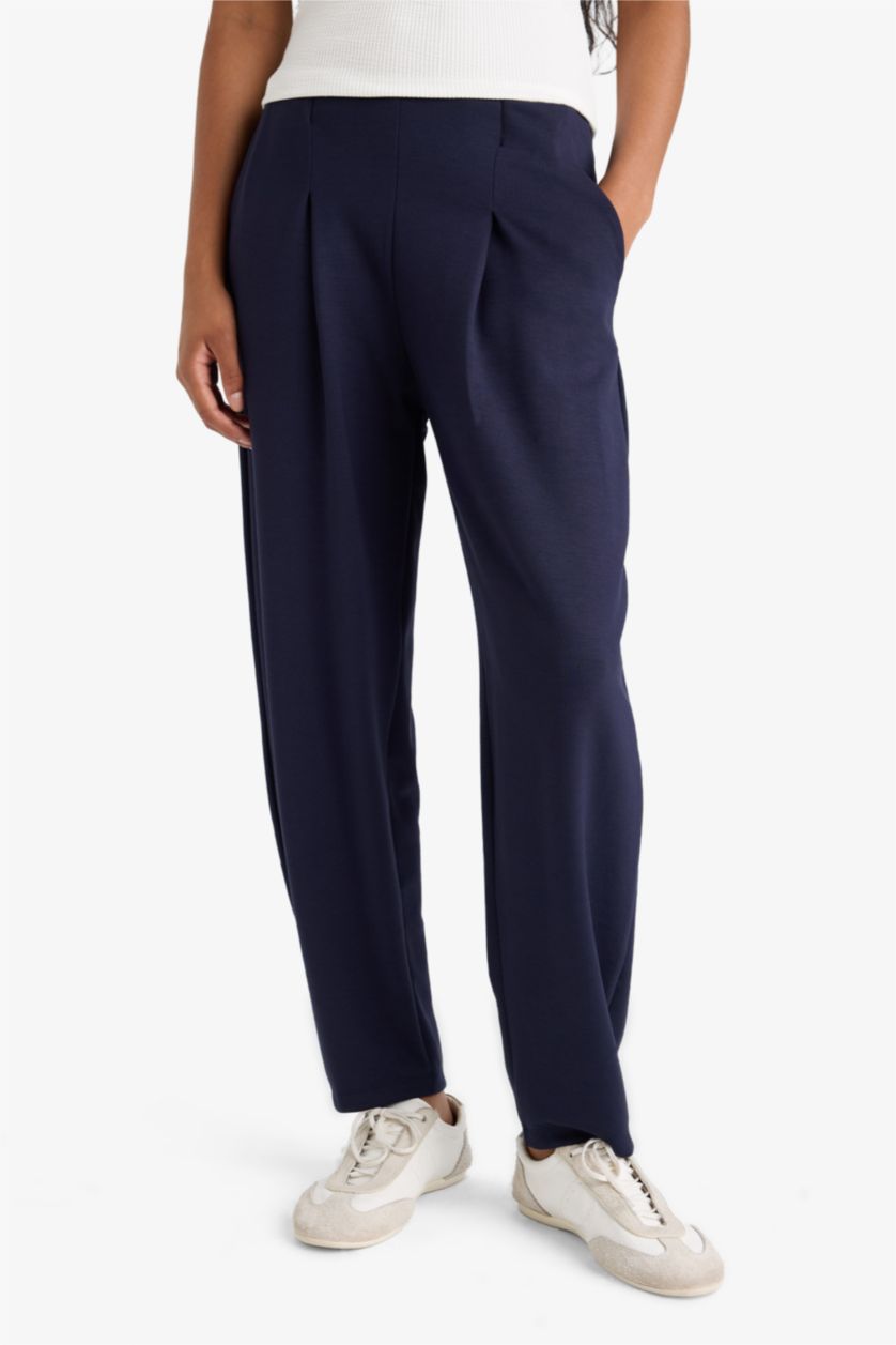 حريمي كحلي بنطلون باريل فيت بجيب