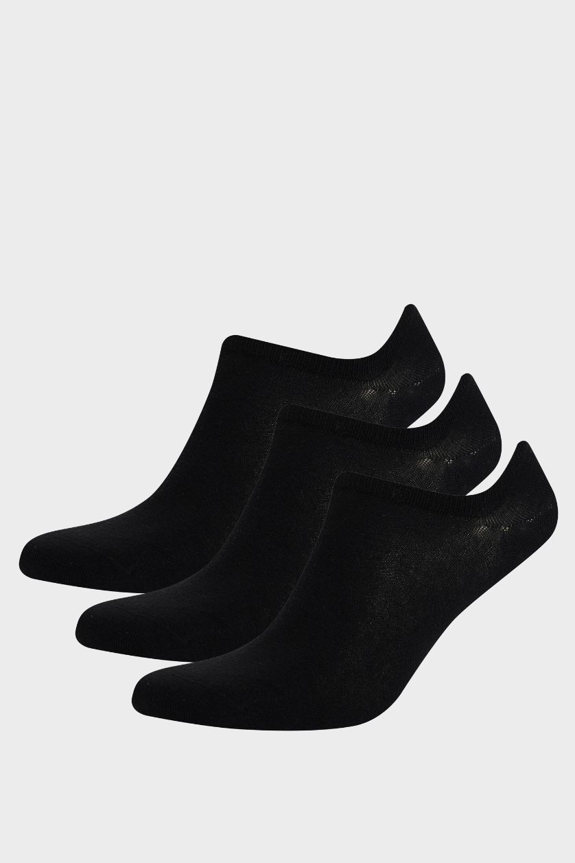 MAN Black Man 3 piece Step Socks