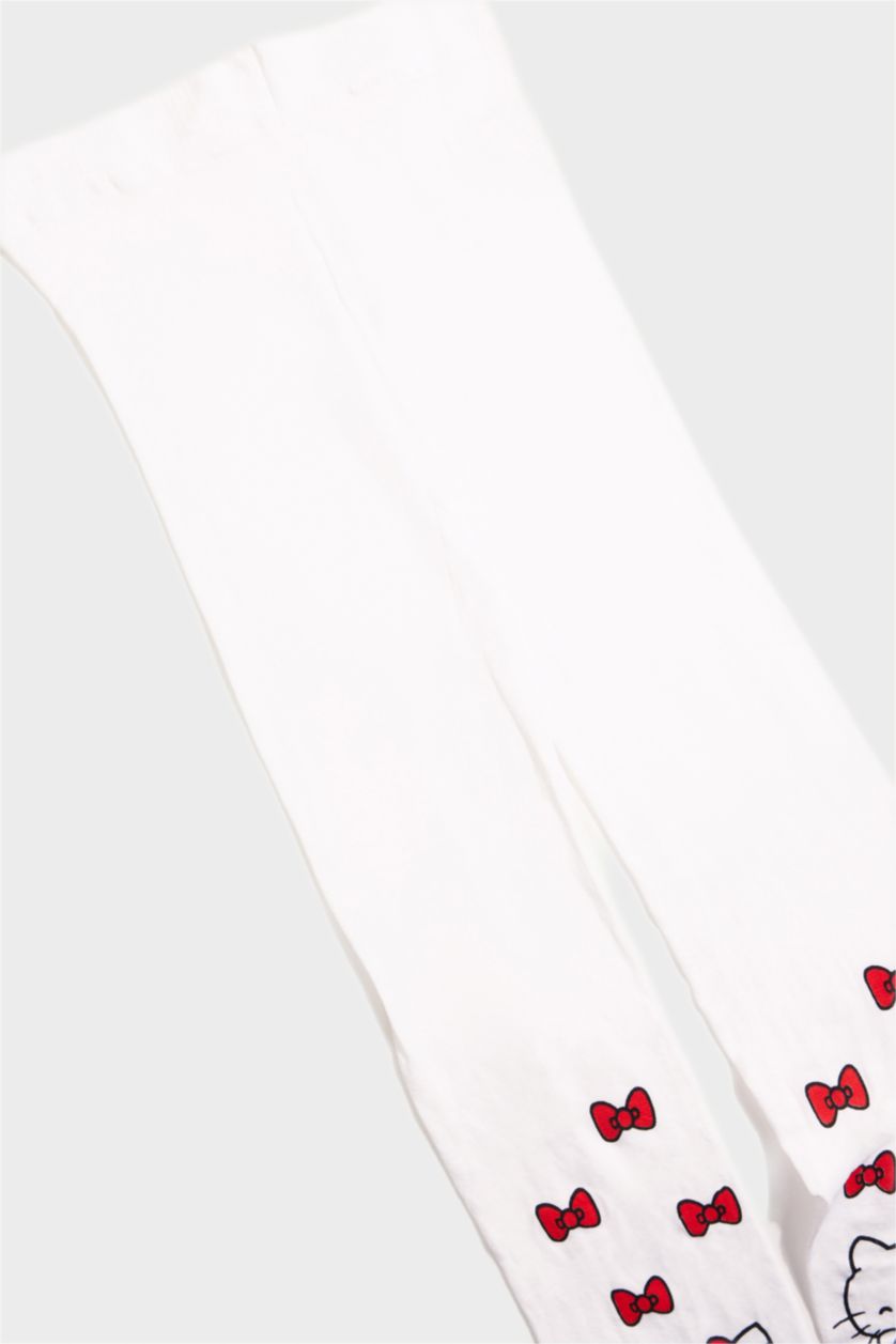 Kız Çocuk - Genç Kız Beyaz Kız Çocuk Hello Kitty 60 Denye Külotlu Çorap