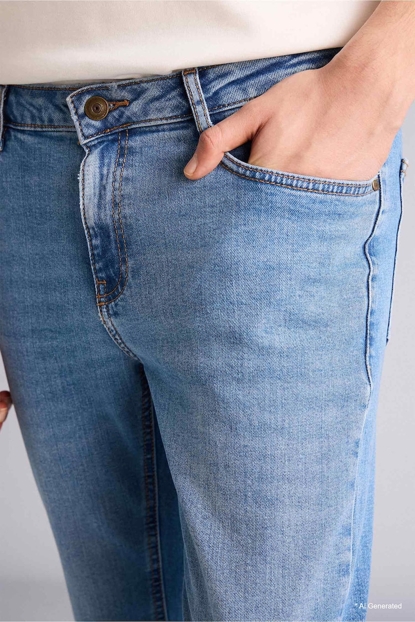 Men Light Blue Pedro Slim Fit Jeans