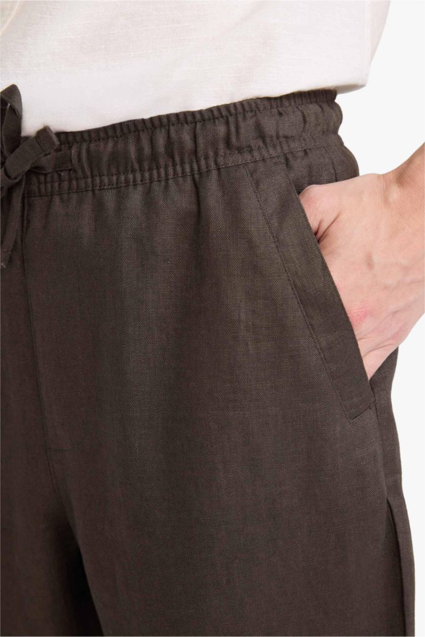 Мужчины Коричневый Брюки для мужчин